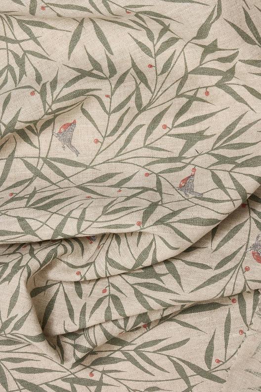 11300/45/des.395/1/col.19/N | natural linen plain weave printed