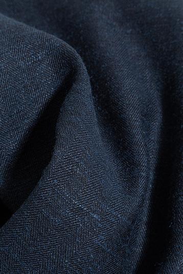 GRAPE | tonal Herringbone, linen and silk bourrette, warm touch 