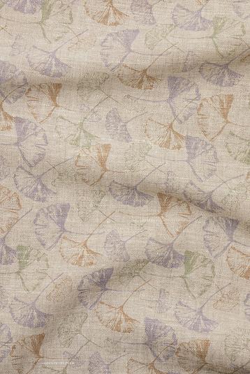 11100/45/PO/des.366/8HA90 | natural linen plain weave printed