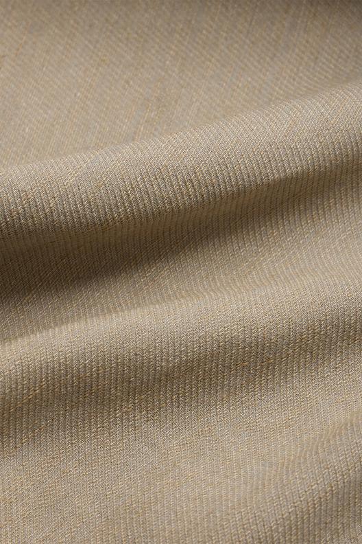 SONDA10 | Linen and silk twill with a marked slubbed yarn effect.