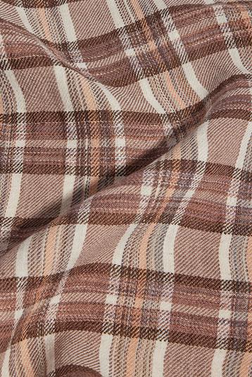 Sample 2422 p2 | twill, tartan checks, printed yarn, soft touch, stonewash