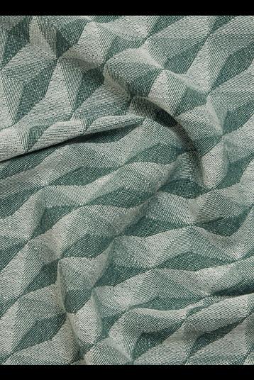 31321/51/des.9407/col.19/PINEZMM40 | lavé, jacquard, op'art pattern, cotton from recycled denim