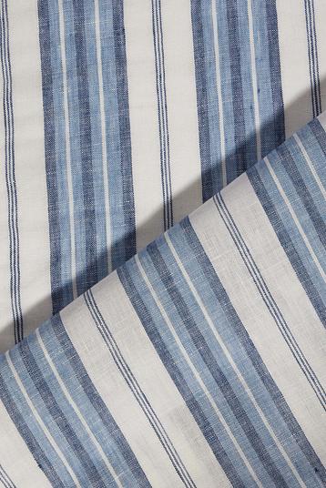 Sample 2215 p1 | Plain fabric, large stripes,stonewash, lightweight