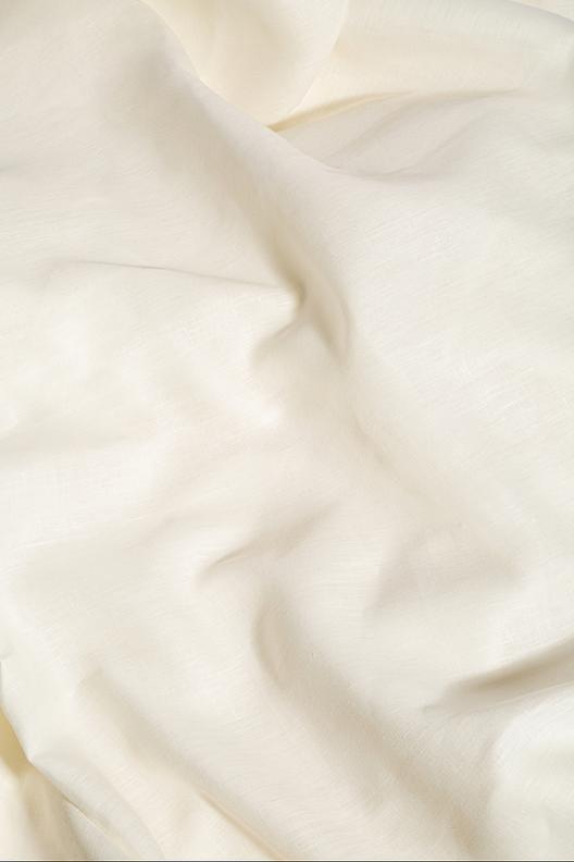PROVENZA col. AVORIO 881043 | plain weave - pure linen - very large width -