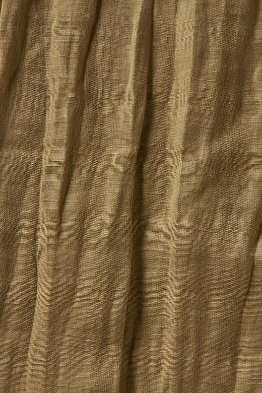 Mandoloncello/Str | poplin, tencel linen, wrinkled finish, worn look, responsible production, ecofriendly finishing, water saving process, solar energy