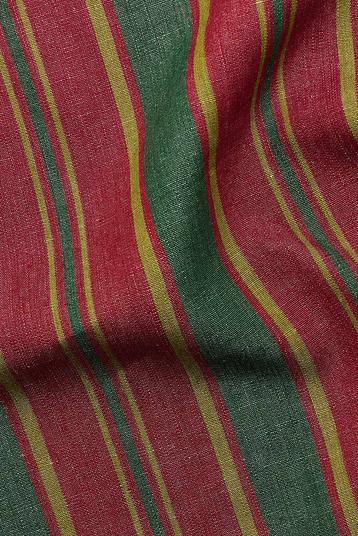 LINO 121 TELA VERDE | yarn dyed large deckchair stripe, compact and resistant canvas for seating uses