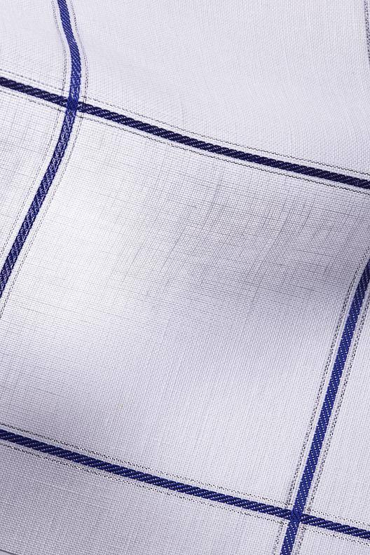 EMIANE QUADRI Col.4 | jacquard, carreaux fenêtre avec fil d'effet argenté