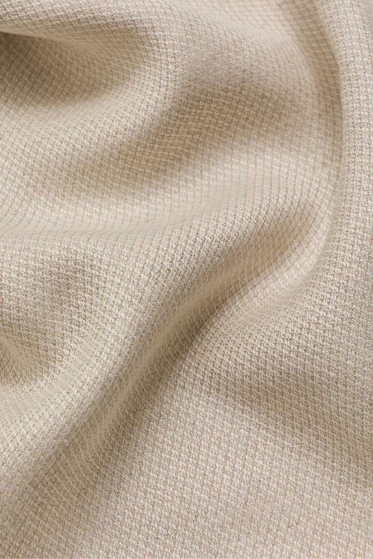 Lana casual half bleached | diamond fancy dobby weave, half natural linen, half bleached linen, supple 