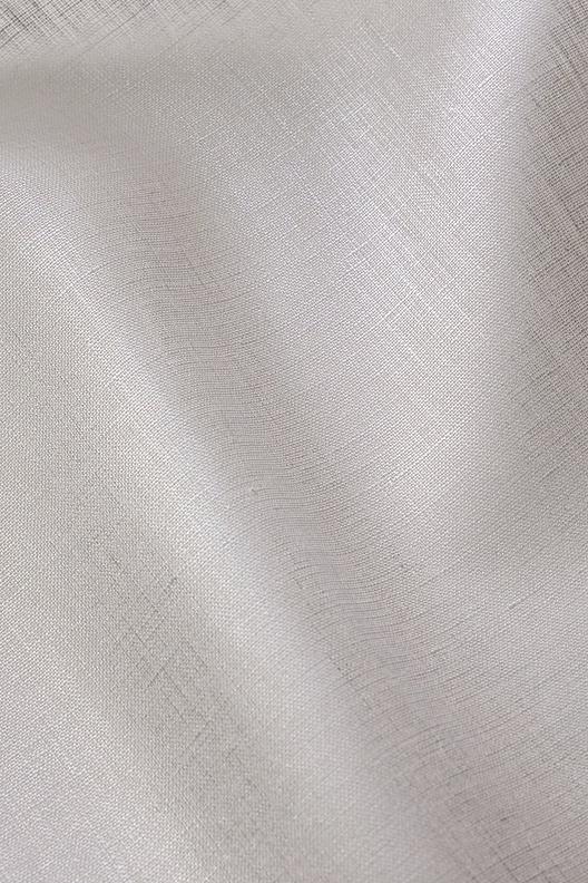 L723 oyster-0021 silver print 140 R05 | Voile, loose plain weave ; glitter ; Metallic print, Stock service