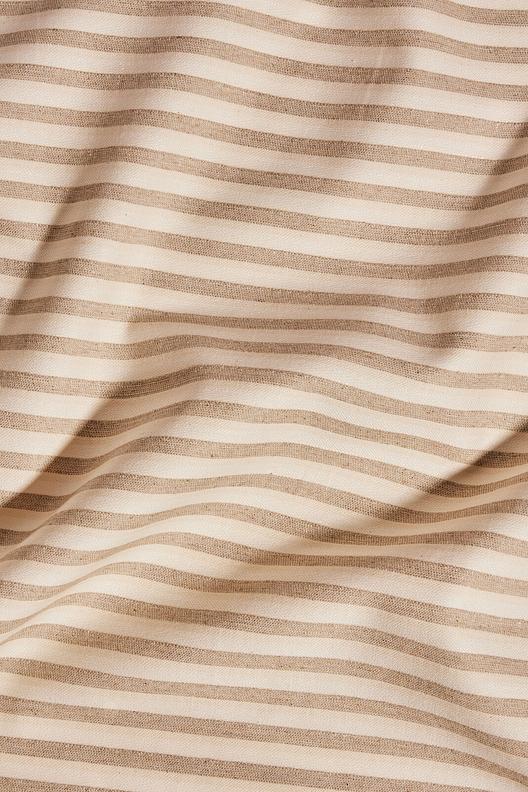 SAND 1 | Yarn dye, stick Stripe on herringbone base Tumbler finishing, soft touch