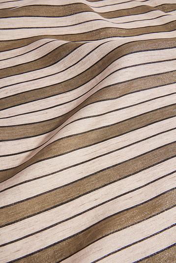 82012 | pajama stripe, mix of linen and viscose certified FCS and polymamide sparkling yarn, discreetly shimmering, Stock Service