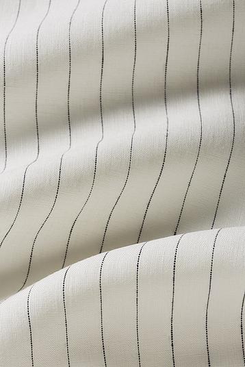 L991 striped-0008 Sanfor Airo 150 R05 | pin stripe on bleached linen base, sanfor airo, supple hand 