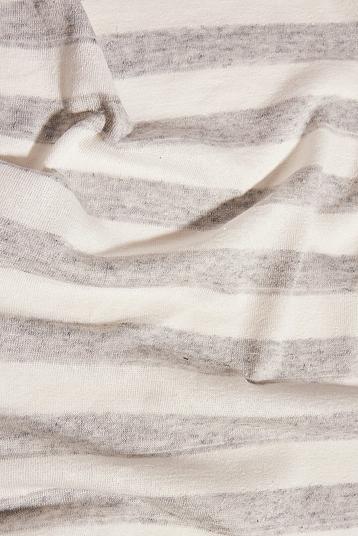 PALATO | rugby stripe on light weight jersey, crepe touch 