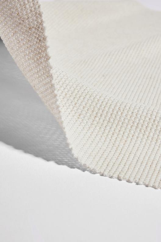 220041 | fancy stitch, Waffle texture; Polyester recyclé GRS, and linen