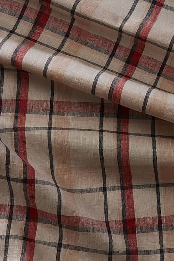 HEIDI S2H046BU-161/00001 BU01 | yarn dyed chack on plain weave, polyurethan invisible coating, wax touch, Windproof