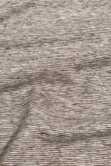 LINEN 812 | yarn dyed jersey, fake plain, micro stripe