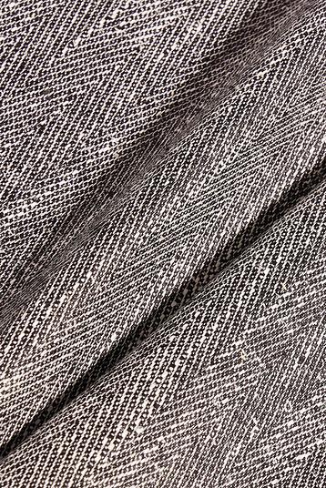 AGRIFOGLIO TF DIS 9 | linen and silk herringbone, very slubbed yarn, vibrant fake plain, warm touch, 