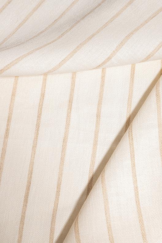 60460 |  comfort stretch, twill, nautical bicolor yarn dyed stripe, organique linen on demand  