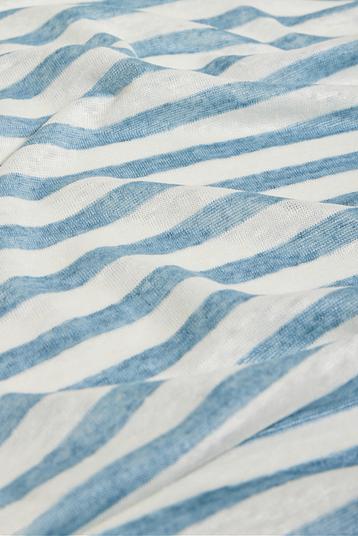LINEN 862 | jersey, nautical stripe, delavé linen
