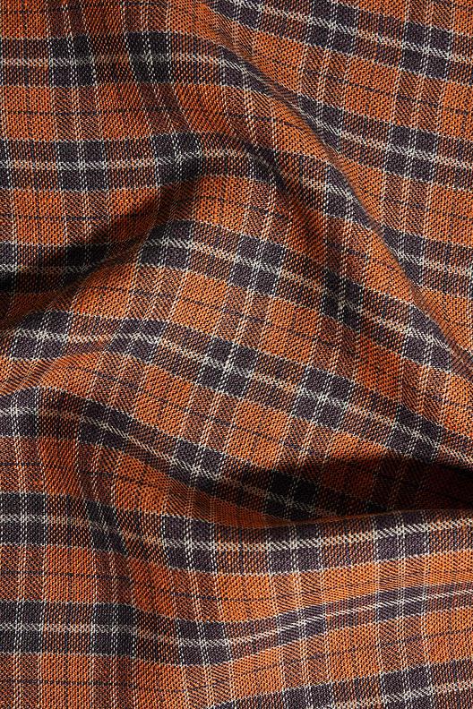 R-190-2247-8(5)-11(7)-11(24)/8(5)-W(14)-11(7)-11(24) | yarn dyed small tartan check, wool mix, soft touch, washed ; Stock Service