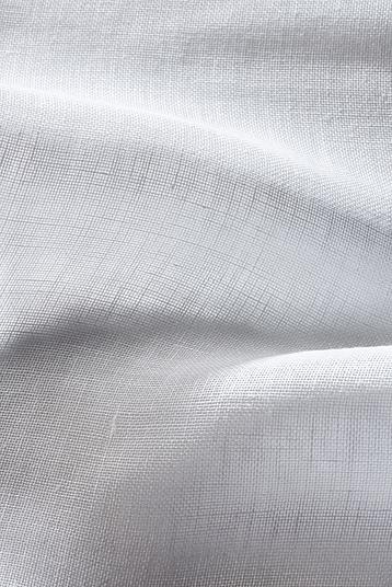 L921 white-0002 Laundered 300 R05 | open plain weave, voile, transparent, hemp sheer, large width, stock service 