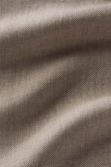 SUMMER S10685-001/00002 | natural linen and bleached linen herringbone, fluid drape 