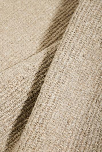 L924 striped-0001 Stonewash 140 R05 | reps weave, artisanal look, stonewashed linen-hemp, stock supported, only in natural colour available, low yarn count