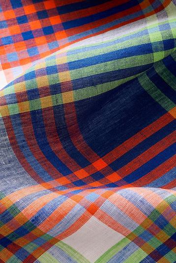 Sample 1184 p1 | stonewash, lightweightyarn dyed check, madras, multicolore