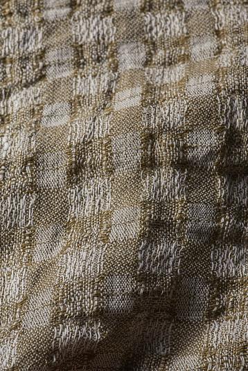 JE2686MINI - SMALL SCALE CHECK MATEY | checkerboard jacquard, wavy seersucker weaving, soft wash, relaxed