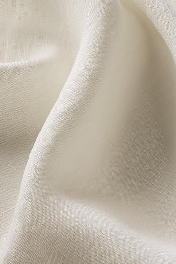 1348 | pure linen plain weave, half transparent, ready to dye ecological treatment, soft and supple drape Stock Service