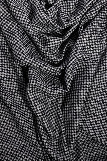 COCONUT | bicolore Houndstooth, linen and silk, warm touch; Trans.season