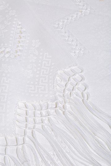 GRECA | damask with openworks- available in 1 colour, available as finished towel - stock service